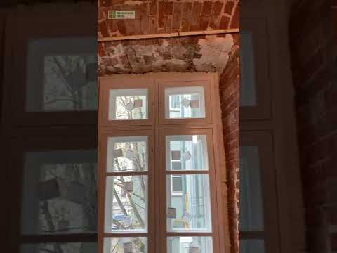 Финское двухрамное окно из массива дерева в квартиру центр Москвы
